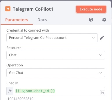 Using Telegram Get Chat to retrieve information about Telegram Cats