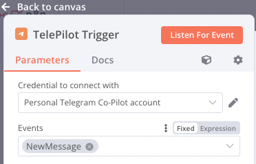 Get all incoming Telegram messages in n8n workflow