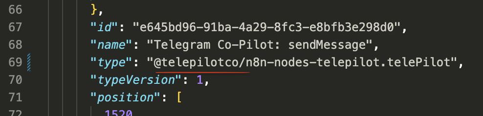 Working Telepilot 0.1.X Workflow for n8n AutoReply